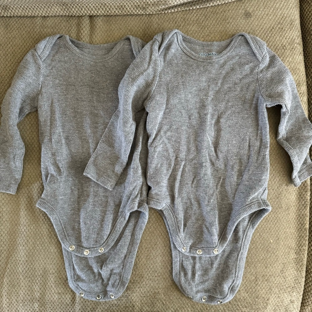 Old Navy thermal onesies